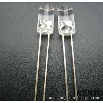 HOT SALE 5mm DIP Transparent Red Long legsTop Flat Ultra bright LED